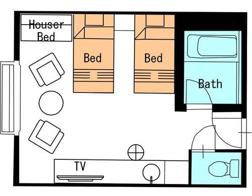 スタンダードツイン１階