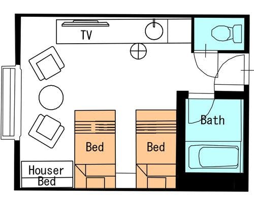 スタンダードツイン２階