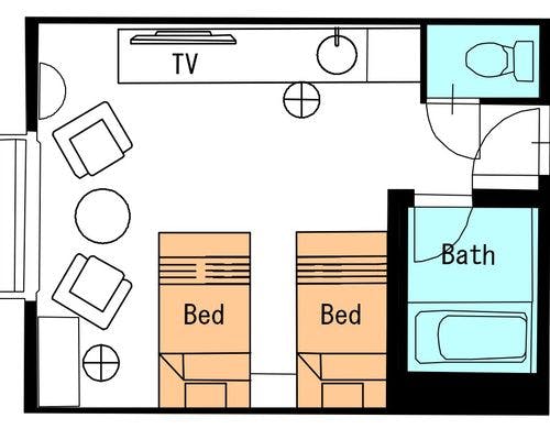 デラックスツイン２階