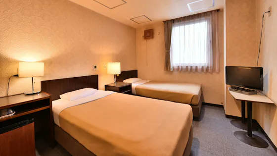 ตัวอย่างห้องทวิน B (พร้อมห้องน้ำและสุขาในตัว)