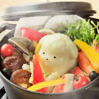 【晚餐】享受海鮮與蔬菜※圖片僅供參考