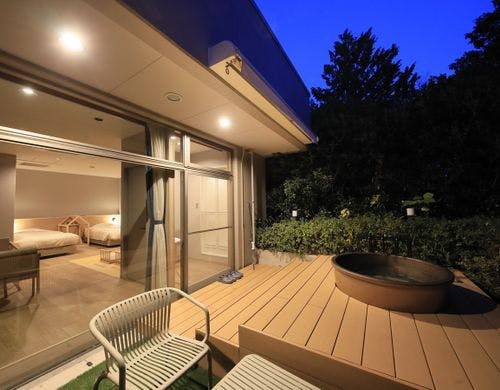 【温泉露天風呂付ガーデン和洋室】