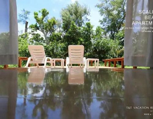 B棟テラスです。