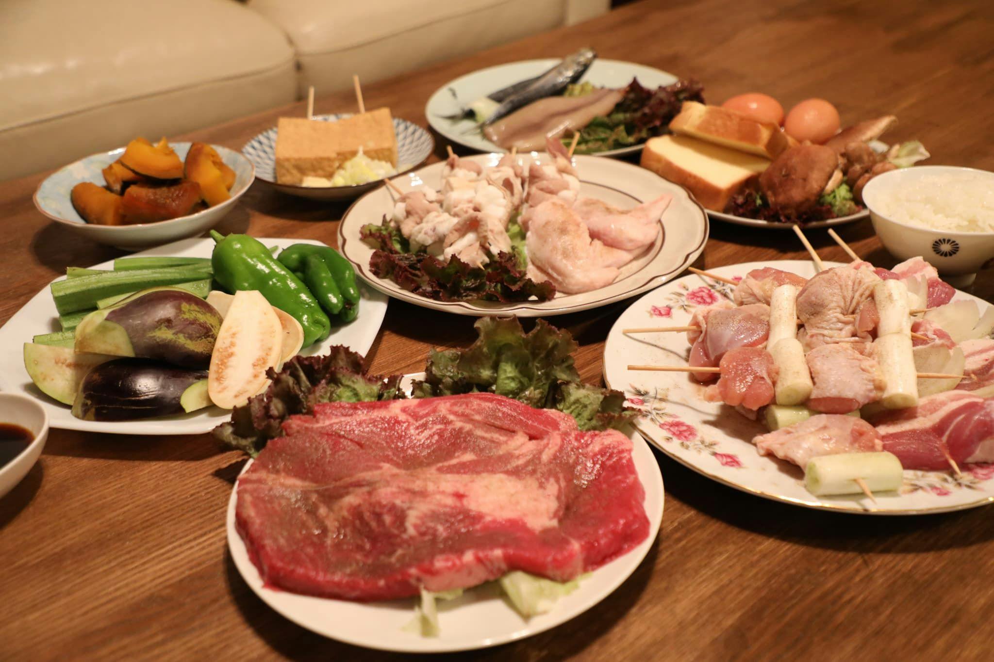 BBQ 식재료 예시