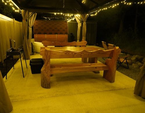 6人用ログテーブル