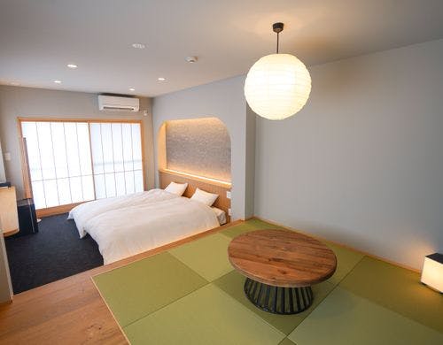 清潔で和モダンな客室