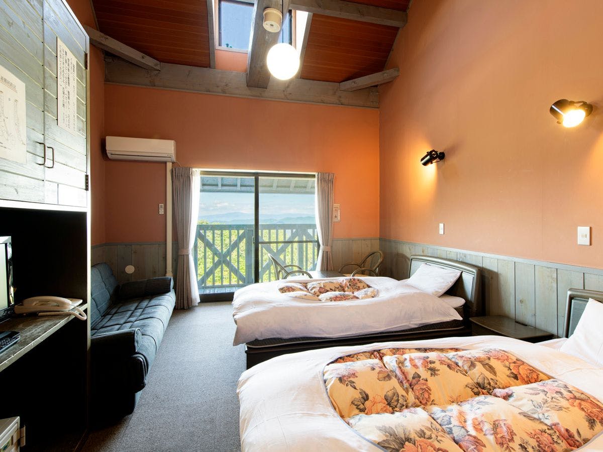 *【ศูนย์แลกเปลี่ยนในป่า (ตัวอย่างห้องเตียงคู่)】