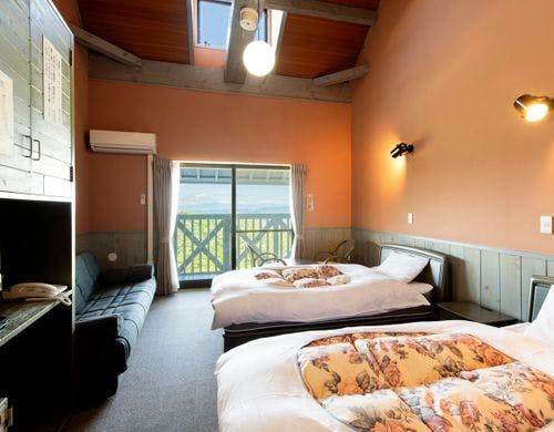 *【森の交流館（ツイン一例）】