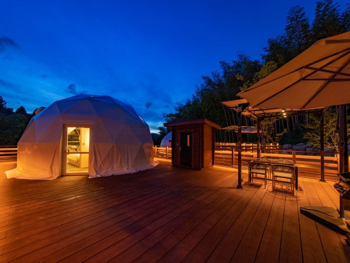 【Seseragi】Pemandangan Malam dari Dek