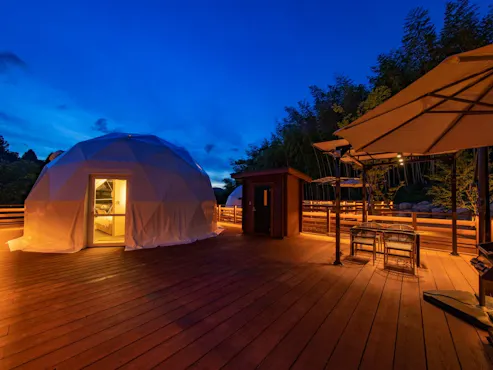 【Seseragi】Pemandangan Malam dari Dek