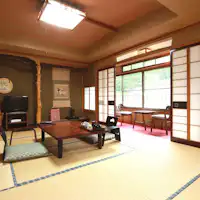 ห้องน้ำในตัว (ห้องสไตล์ญี่ปุ่น 8-12 เสื่อทาทามิ) สำหรับ 1-6 ท่าน