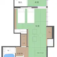 ห้องทวินมาตรฐานสไตล์ญี่ปุ่น-ตะวันตก (ดอกไฮเดรนเยีย)