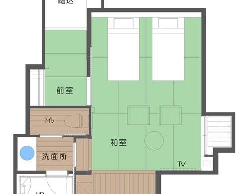 (紫陽花)スタンダードツイン和洋室