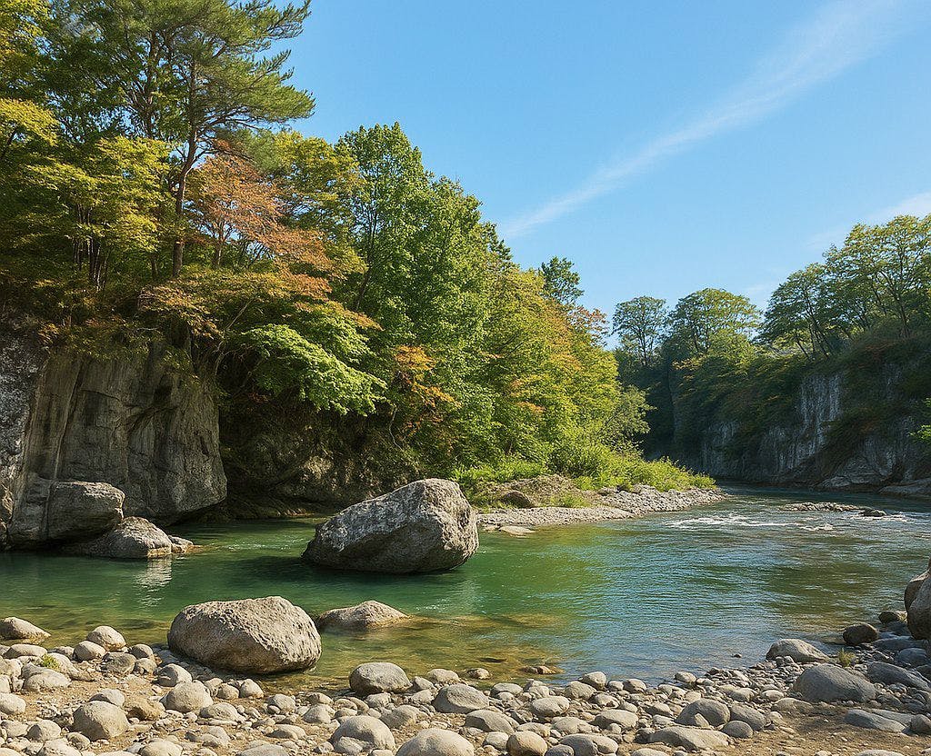 秋保木の家ロッジ村 施設全景