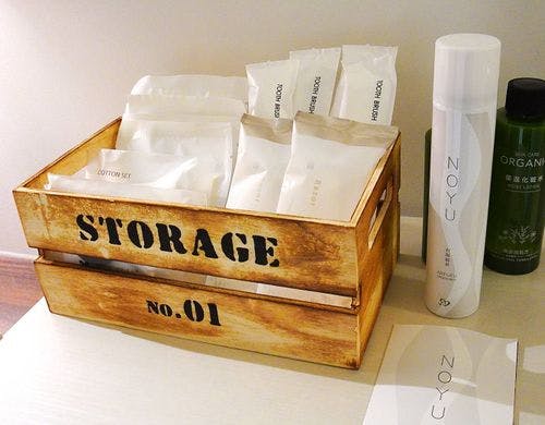 スキンケア・入浴剤も完備