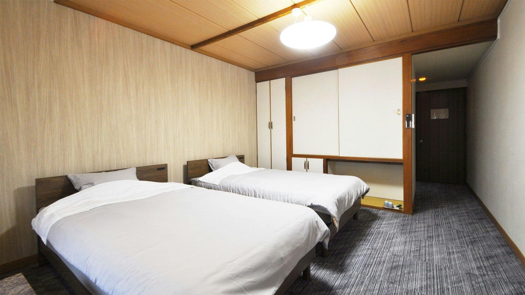 【ห้องพักเตียงคู่】ผ่อนคลายและพักผ่อนได้อย่างเต็มที่