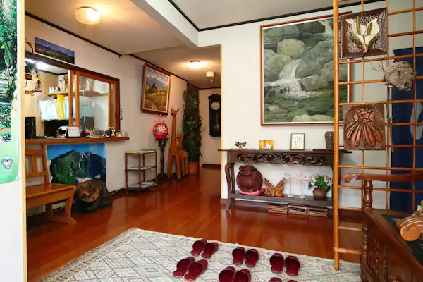 【ภายในอาคาร】บรรยากาศบริเวณทางเข้า