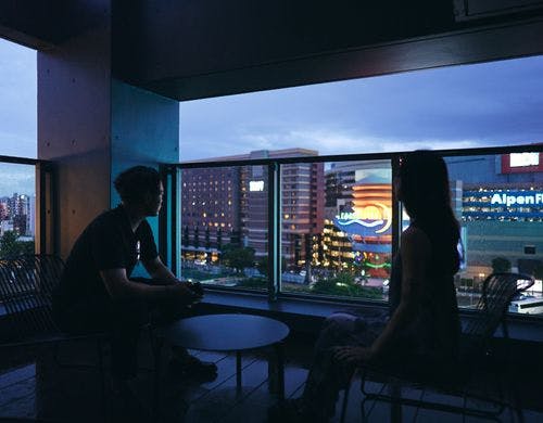 テラス付のお部屋