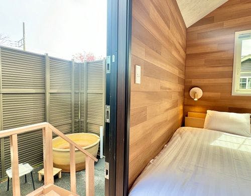 露天風呂への入口