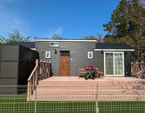 トレーラーハウスの外観