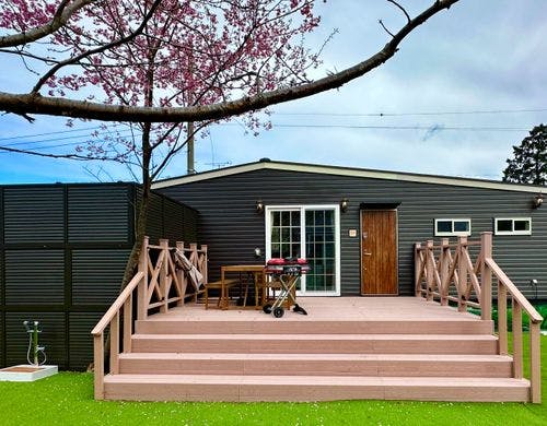 トレーラーハウスの外観