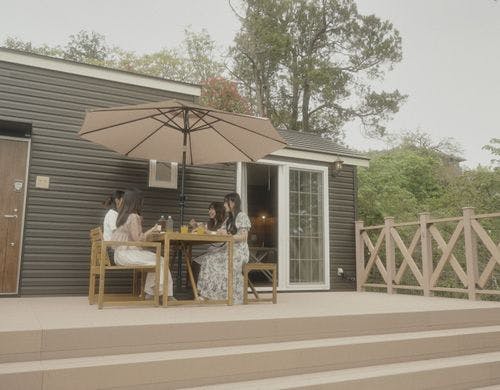 施設ウッドデッキ