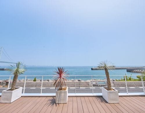 テラスからの景色