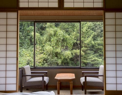 和室からの眺望一例