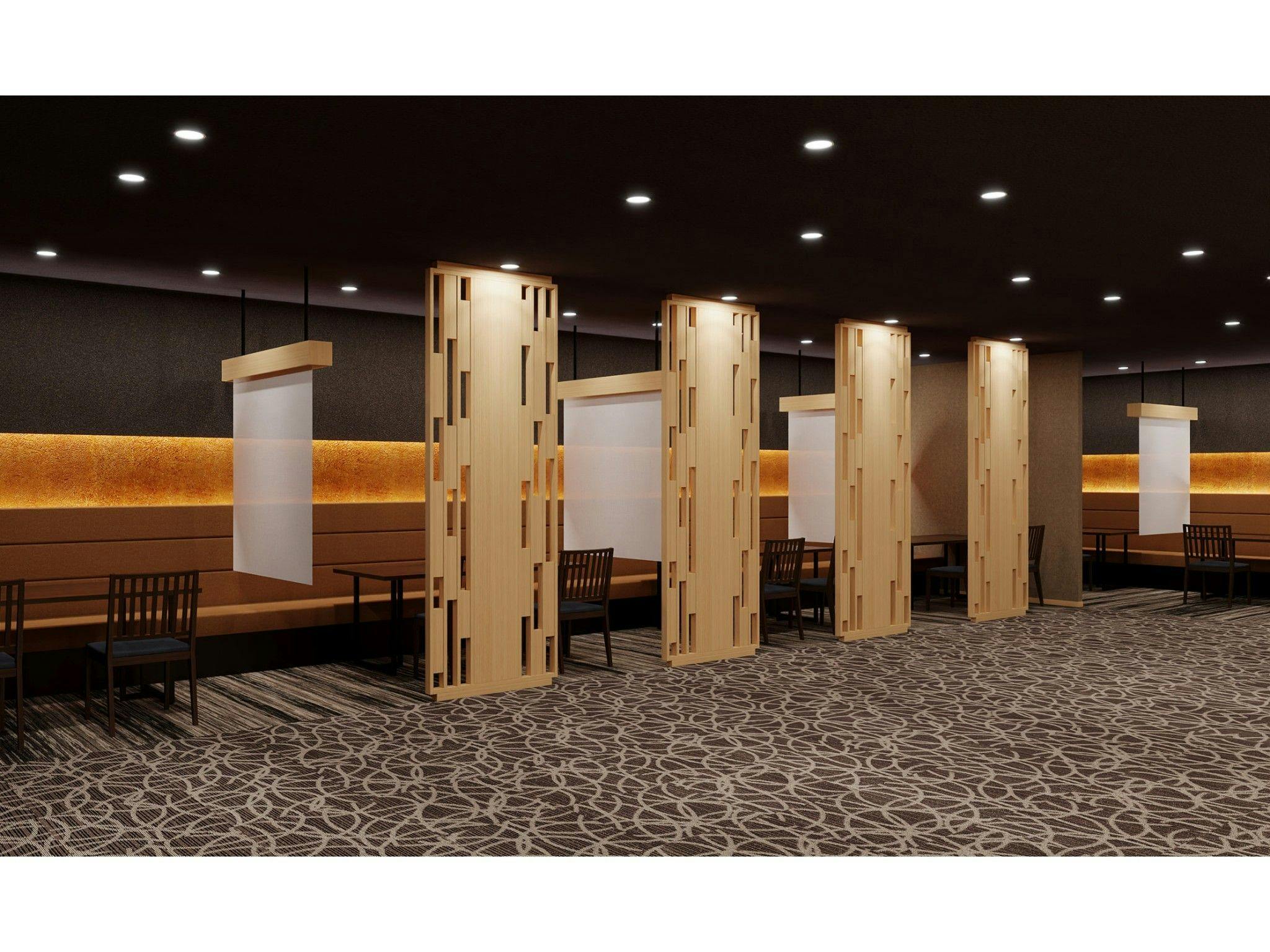 ภาพจำลองการปรับปรุงห้องอาหารของที่พัก “โอ-ยะโดะ ซัตสึกิ”