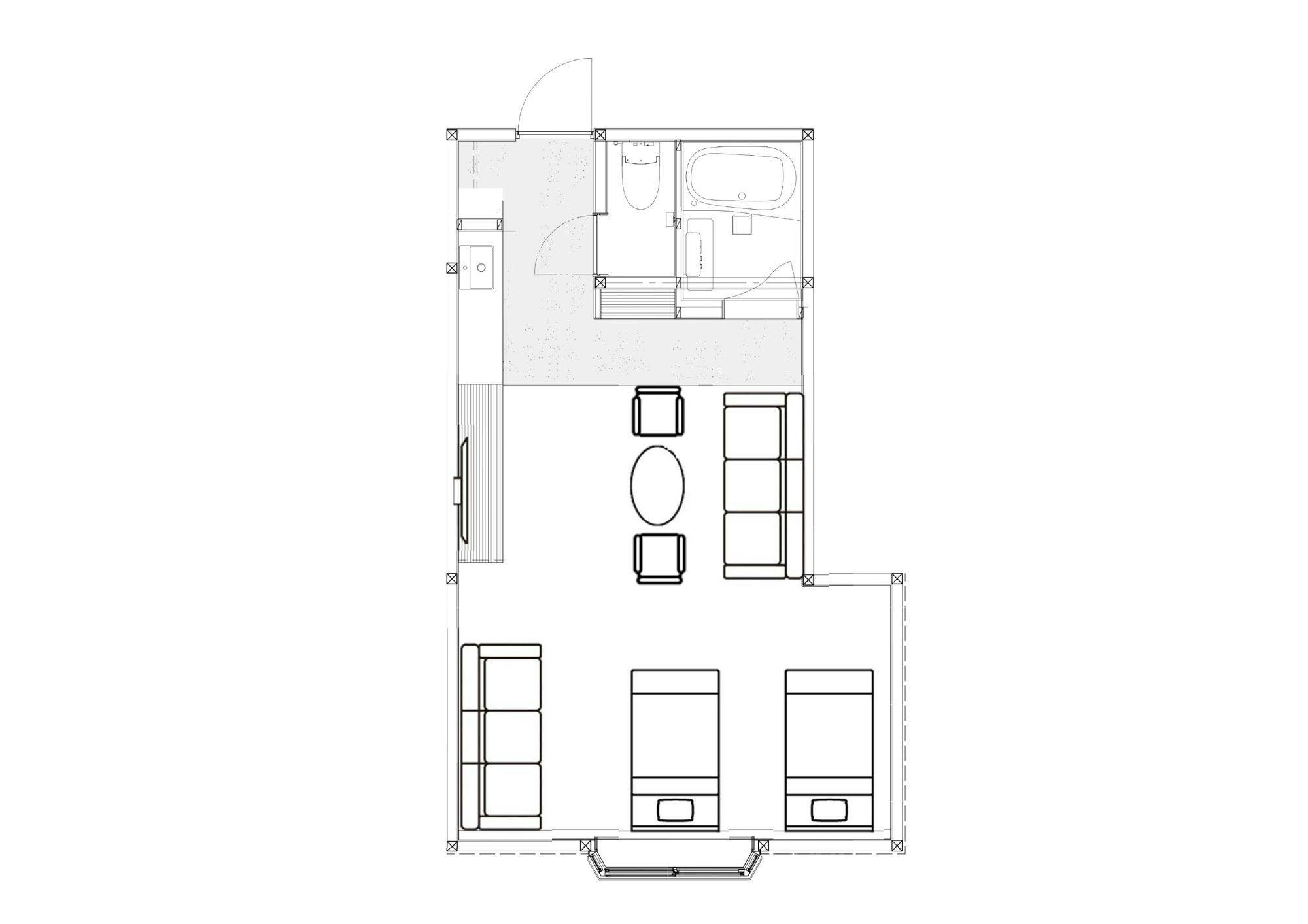 ห้องซูพีเรียร์ รองรับผู้เข้าพักได้สูงสุด 4 ท่าน