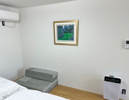 エアコン、及び空気清浄機を完備