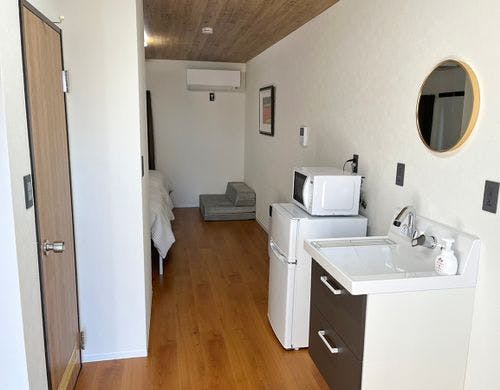 独立型のバストイレ付ワンルーム