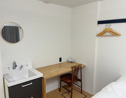 大きなテーブルも完備