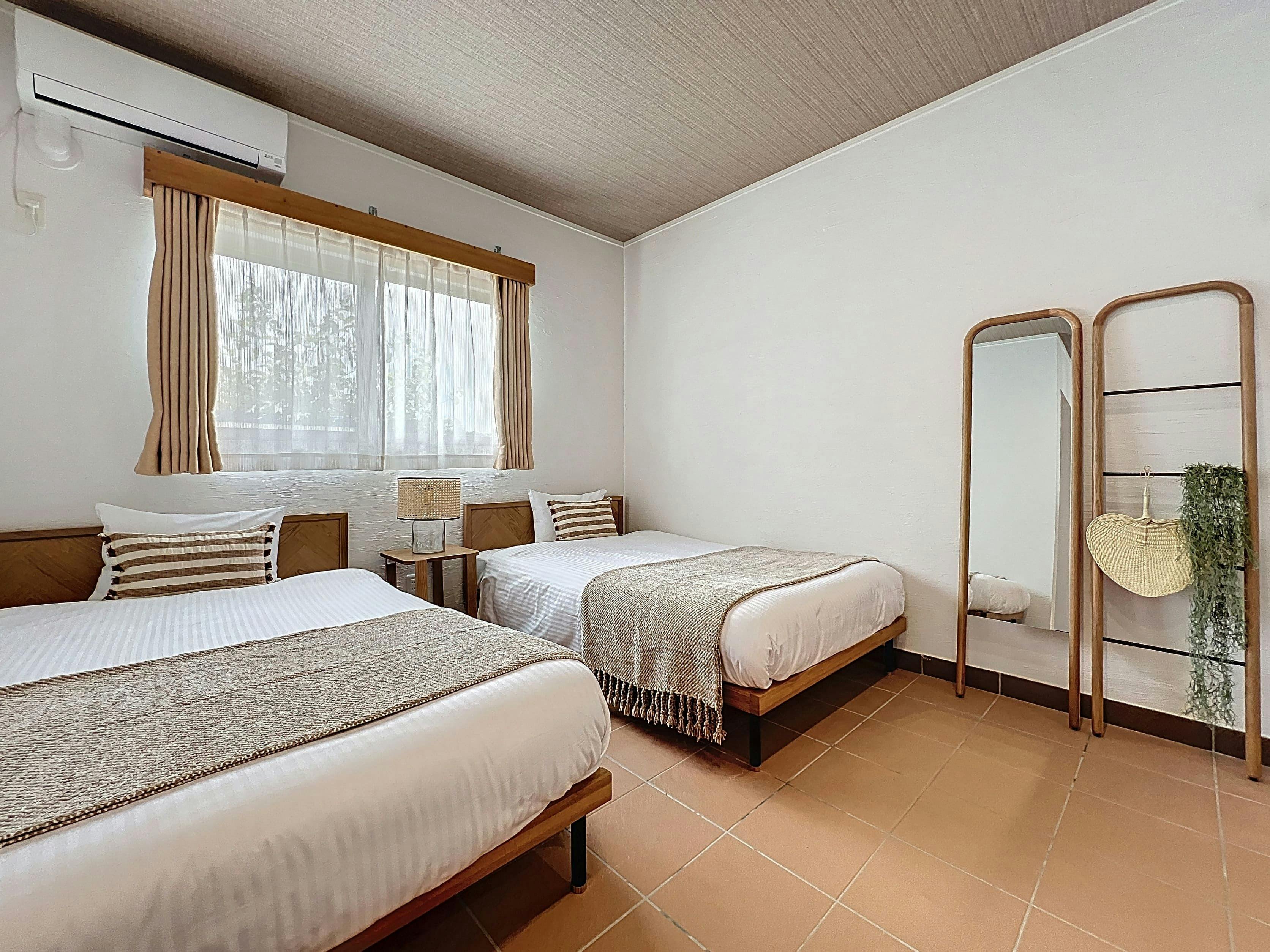 여유롭게 머물 수 있는 트윈베드룸