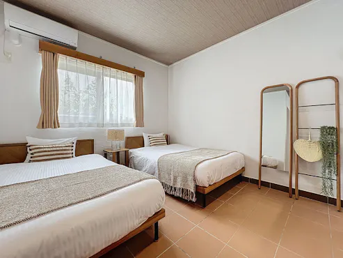 여유롭게 머물 수 있는 트윈베드룸