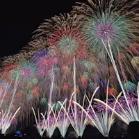 나가오카 축제 대불꽃놀이 대회.