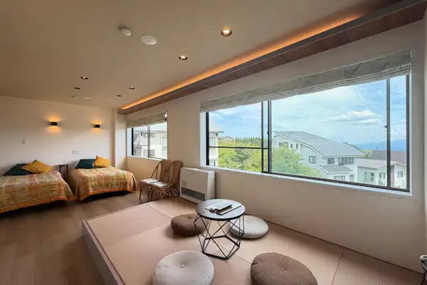 ห้องพักสไตล์ญี่ปุ่น-ตะวันตก ขนาด 20 เสื่อทาทามิ