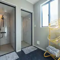 Clean shower room