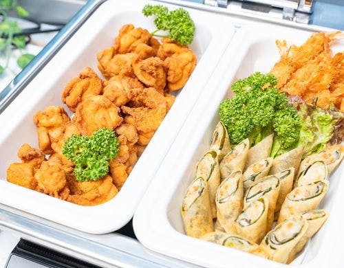 【夕食ビュッフェ】