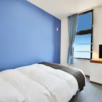 세미더블 객실의 예시입니다.