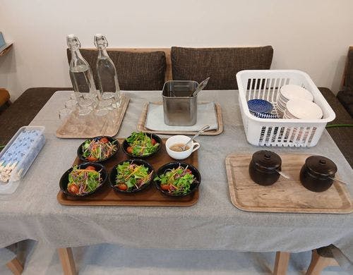 朝食 サラダ