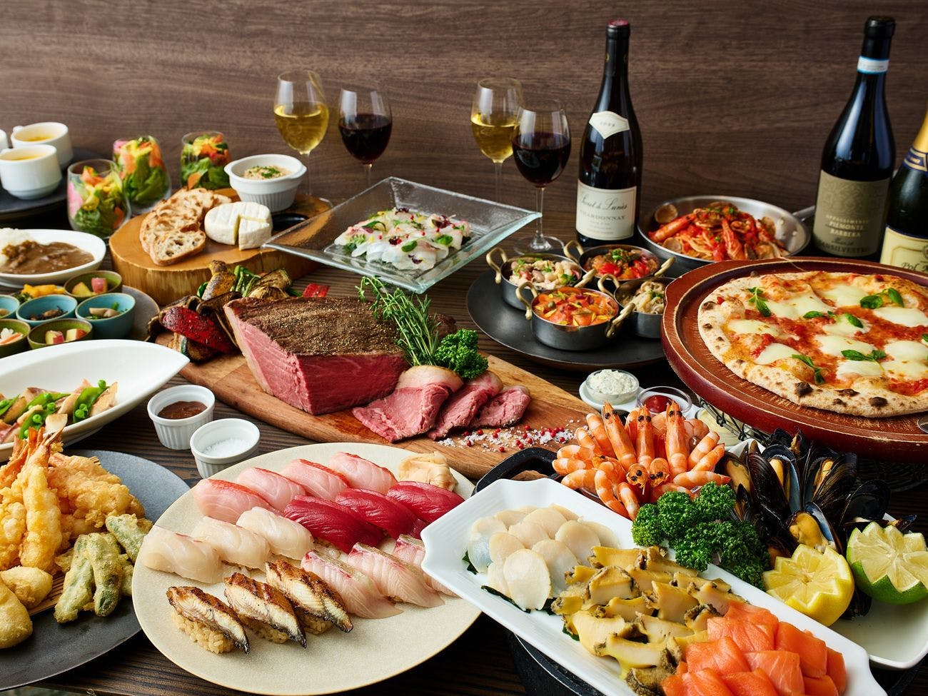 「カフェレストラン ル・タン」 ディナーバイキング付き宿泊プラン