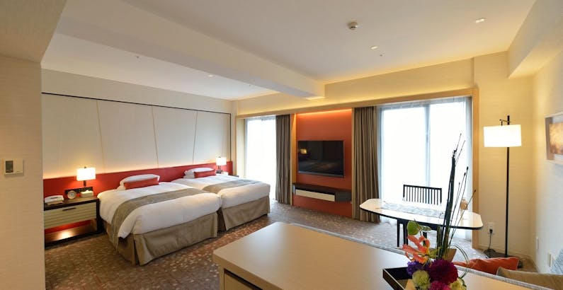 ラグジュアリーハリウッドツイン プレミアムフロア ラグジュアリーハリウッドツイン 朝食付 プラン 京都東急ホテル 一休 Com