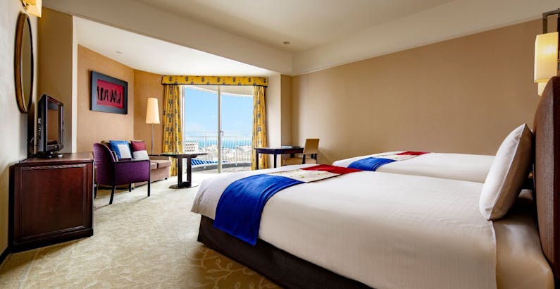 神戸ポートピアホテル 基本料金 南館サウスコンフォートフロア ナチュラルツイン 11f 禁煙 一休 Com