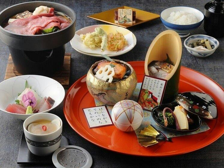 【和食会席】宿泊者限定ディナー「百人一首」夕朝食付き