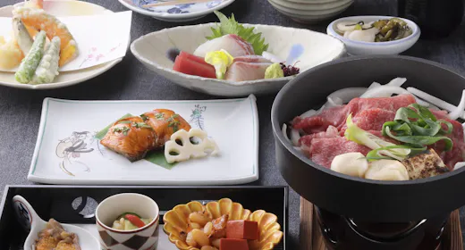 【和食会席】宿泊者限定ディナー「近江国」夕朝食付き