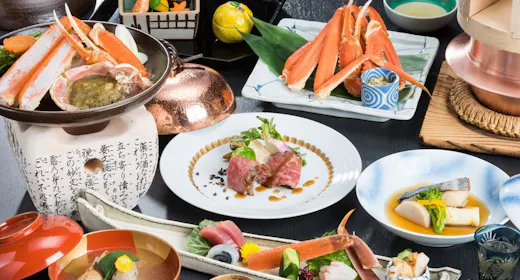 松葉かに会席<お一人様につき松葉蟹1杯相当使用>【旬の食旅】<ご夕食お部屋食>