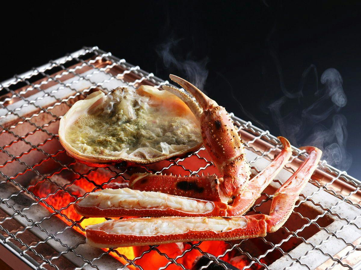 松葉かにづくし【地物松葉かに1.5杯相当】＜ご夕食お部屋食＞