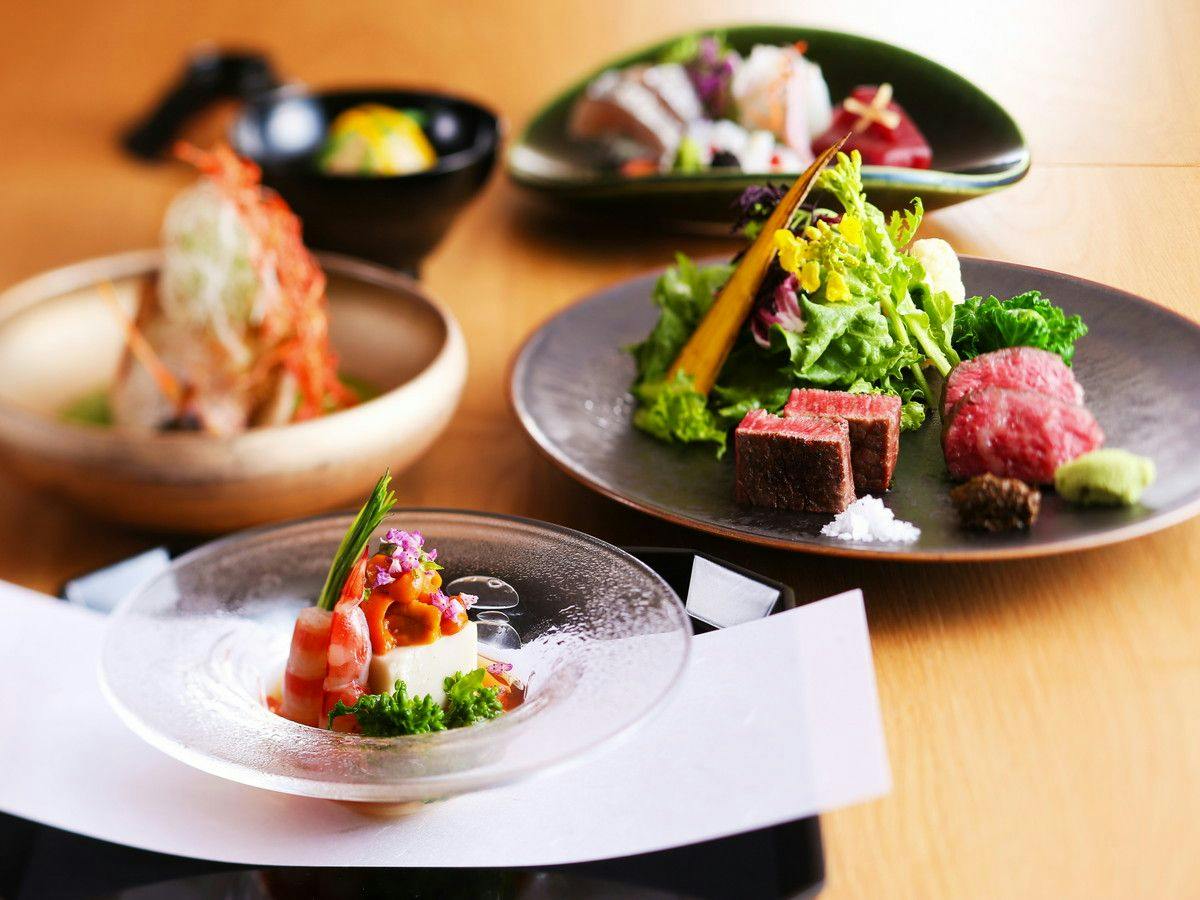 【さんぽう×西村屋】但馬山海の滋味を味わう「三宝」＜但馬牛食べ比べ付き＞