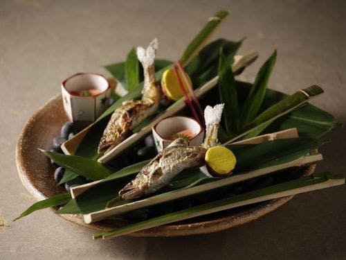 但馬産天然鮎の塩焼き